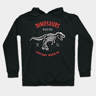 Planet Earth. Mesozoic Era. Dinosaur Ruled. Hoodie